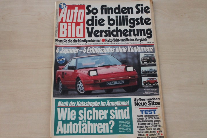 Deckblatt Auto Bild (12/1987)